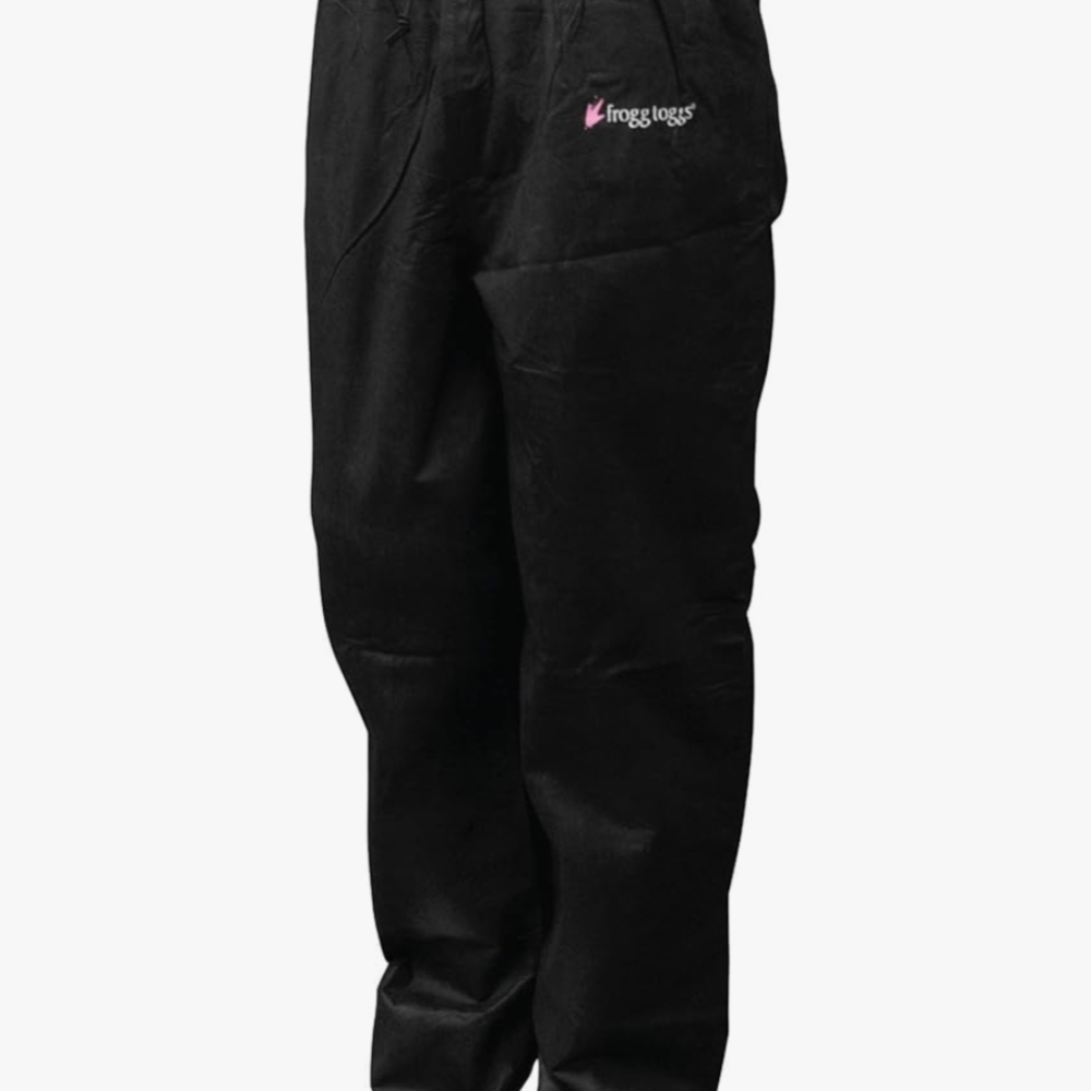 Frogg Toggs Black Rain Pants